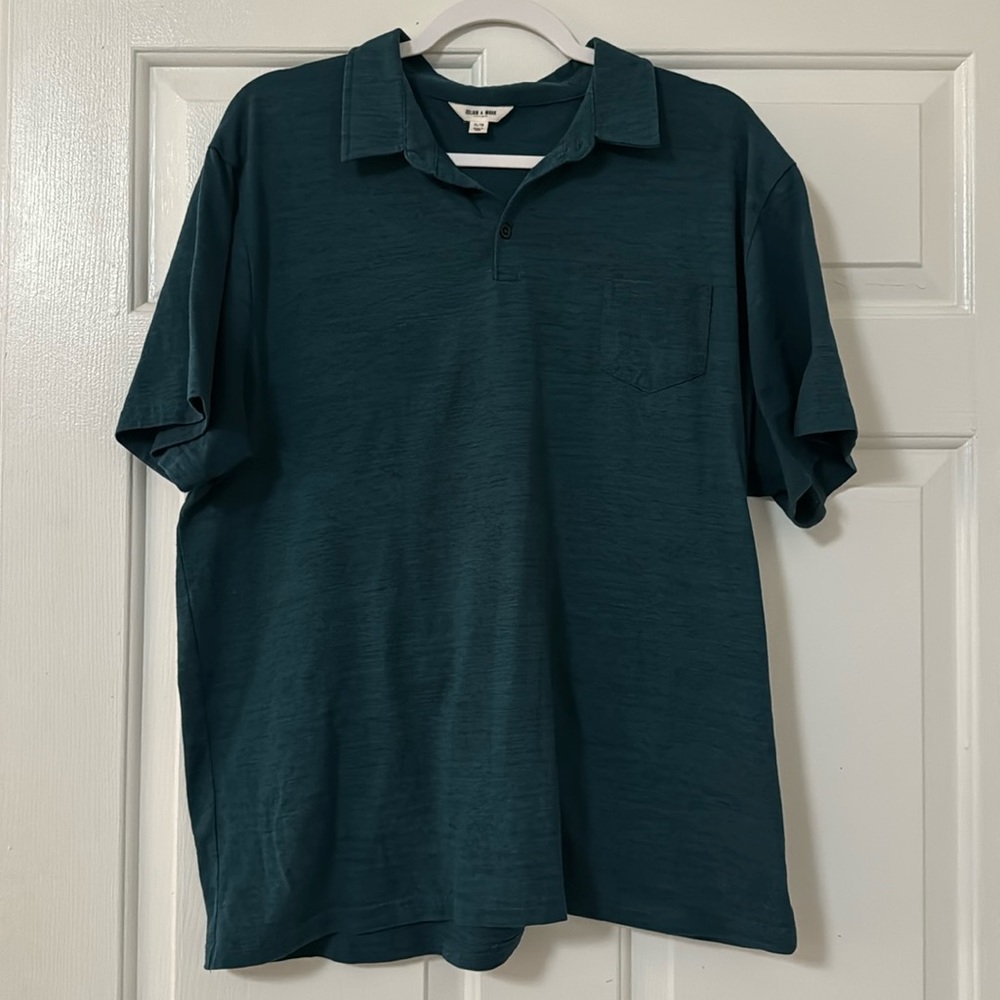 XL Blue/Green Polo